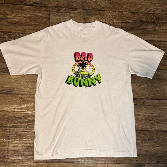 Other - Bad Bunny Worlds Hottest Tour T-Shirt Size M Never worn!